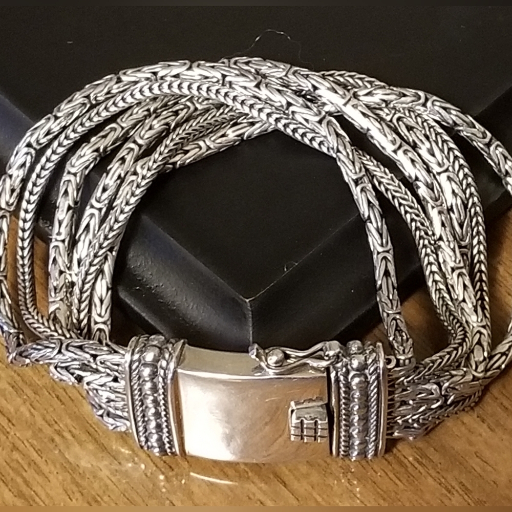 Silpada Sterling Silver Byzantine Bracelet